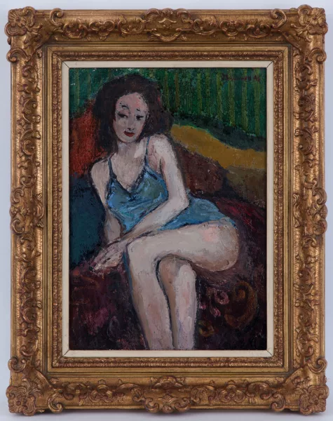 Jean Ducommun — Femme assise