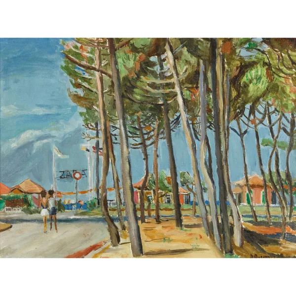 Jean Ducommun — "La plage. Viareggio".