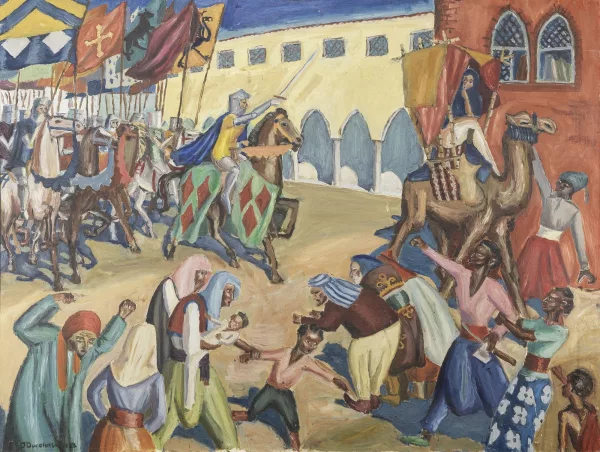 Jean Ducommun — Scène de croisade