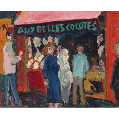Jean Ducommun — "Aux Belles Cocotes".