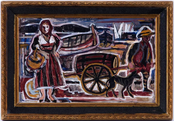 Jean Ducommun — Scène de port dans les Balkans,
