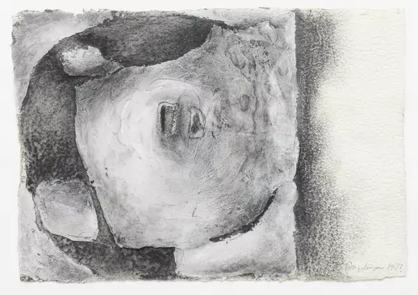 Jean-Edouard AUGSBURGER (1925-2008), 'Composition abstraite', technique mixte — DognyAuction