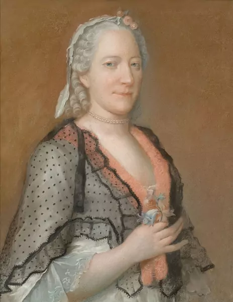 JEAN-ETIENNE LIOTARD — Porträt der Elisabeth Seippel, geborene Bourguet. Um 1758. — Koller Auktionen