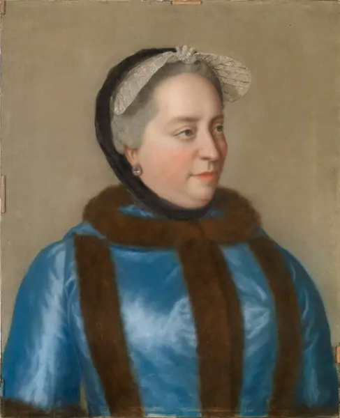 Jean-Étienne Liotard — Portrait der Kaiserin Maria Theresia von Österreich — Galerie Kornfeld