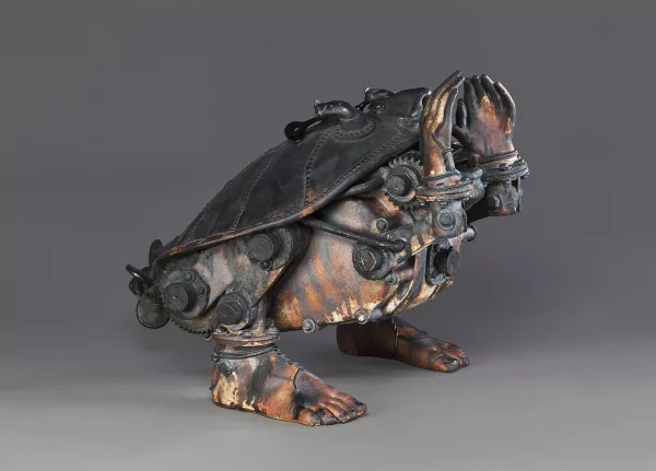 Jean Fontaine — Jean Fontaine (1952), Luth pour la vie, sculpture en