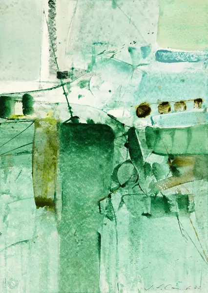 Composition en Vert