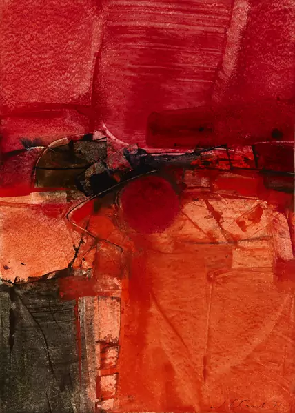 Composition en Rouge