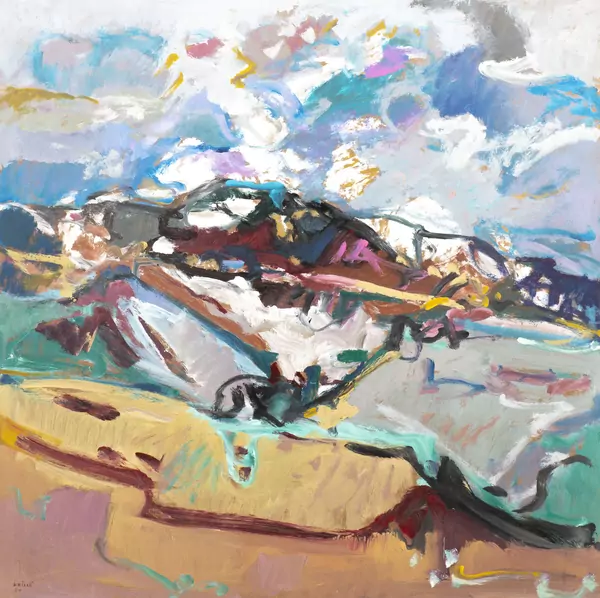 Jean KRILLÉ (1923-1991), "Paysage de montagne" — DognyAuction