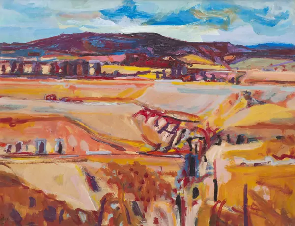 Jean KRILLÉ (1923-1991), "Paysage", acrylique — DognyAuction
