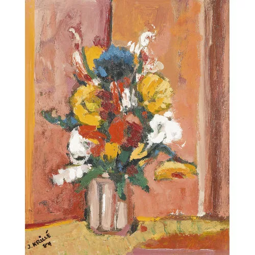 Jean Krillé — Blumenstillleben.