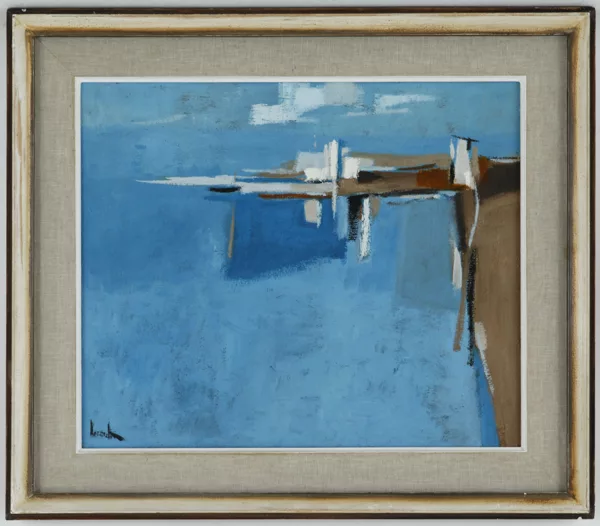 Jean Lecoultre — Jean Lecoultre (1930), \\Paysage\\, huile sur toile,