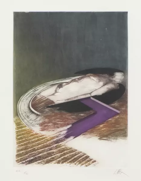 Jean LECOULTRE (1930-2023), 'Nu masculin', lithographie — DognyAuction