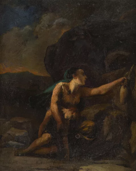 Jean-Léonard Lugardon — Agar et Ismaël au désert