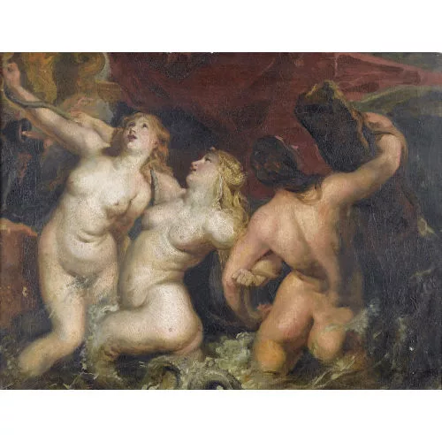 Jean-Léonard Lugardon — "Groupe des Syrènes de l′arrivée de Marie de Medicis".