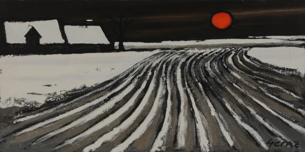 Jean-Louis Getaz — Winterlandschaft