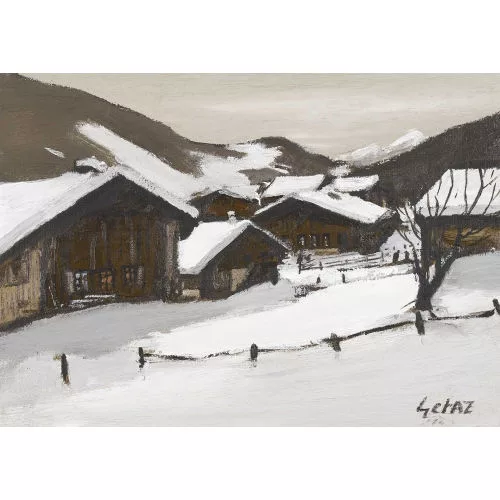 Jean-Louis Gétaz — Winterlandschaft.
