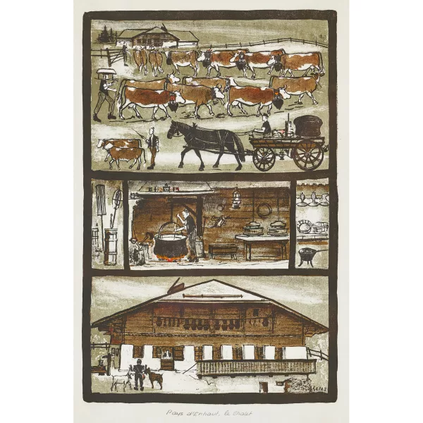 Jean-Louis Gétaz — "Pays d'Enhaut, le chalet".
