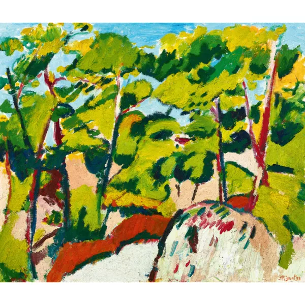 Jean-Louis Piguet — Paysage de Provence.
