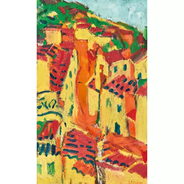 Häuserlandschaft in der Provence