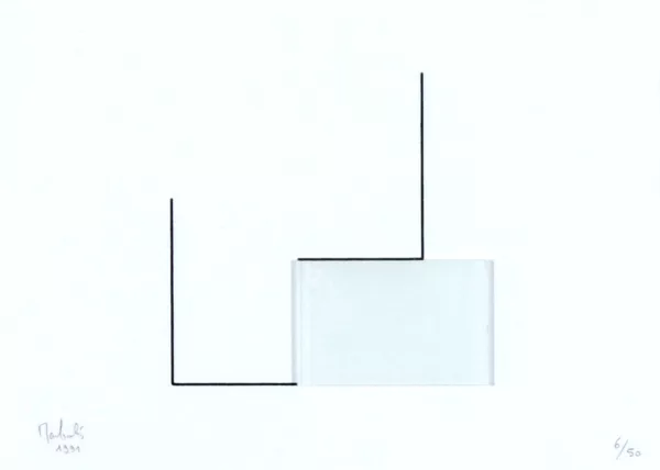 Jean Mauboulès — Glascollage, 1991