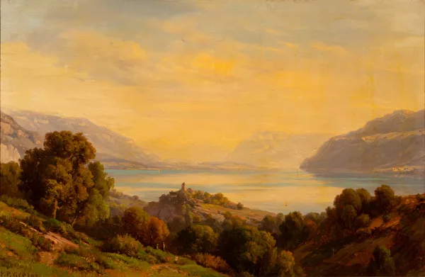 Jean-Philippe George dit George-Julliard — Sommerliche Ansicht des Thunersees