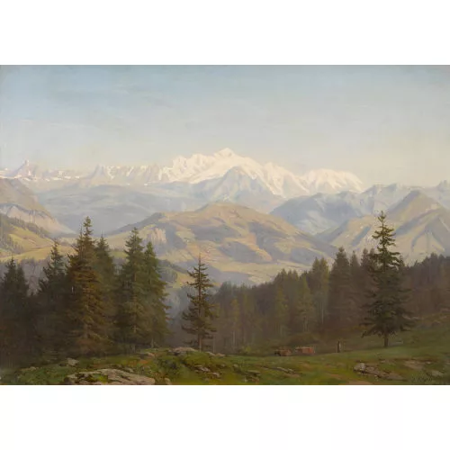 Jean-Philippe George dit George-Julliard — "Mont-Blanc vu des Voirons".