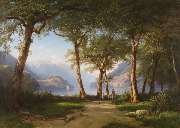 Jean-Philippe George dit George-Julliard — Vue du Lac de Brientz prise des environs d'Interlaken