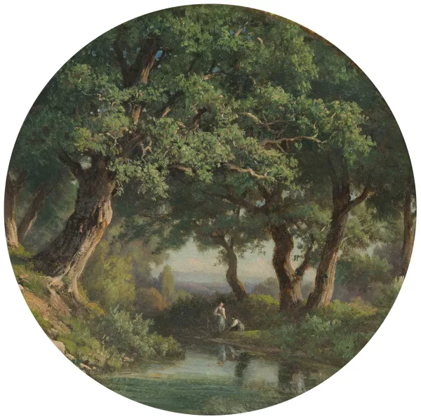 Jean-Philippe George dit George-Julliard — Landschaft in der Umgebung von Jussy
