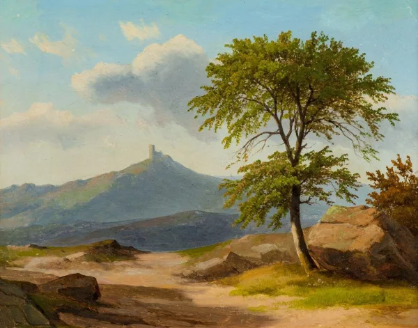 Jean-Philippe George dit George-Julliard — Paysage à l'arbre solitaire