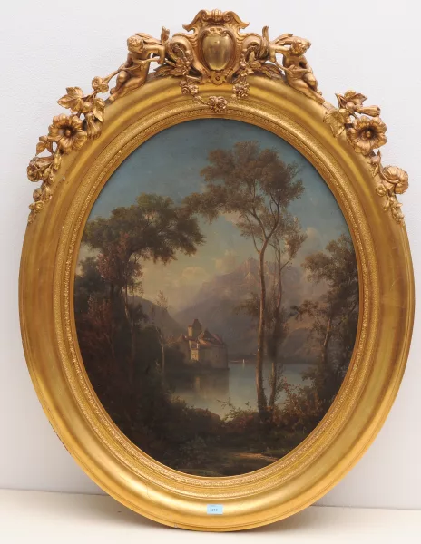 Jean-Philippe George dit George-Julliard — Blick auf Schloss Chillon