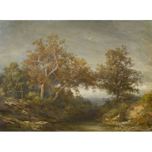Jean-Philippe George dit George-Julliard — Herbstliche Bachlandschaft.