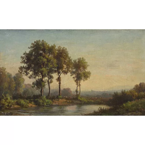 Jean-Philippe George dit George-Julliard — "Paysage avec cours d′eau".