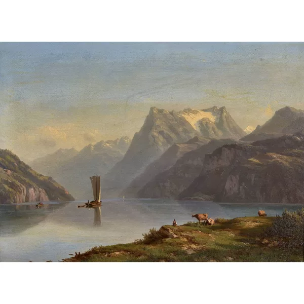 Jean-Philippe George dit George-Julliard — Vierwaldstättersee mit Urirotstock.