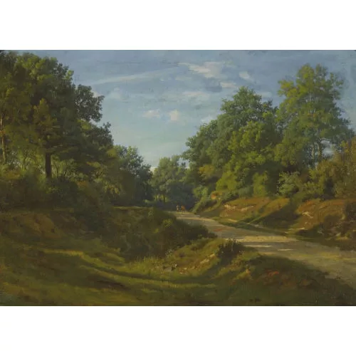 Jean-Philippe George dit George-Julliard — Sommerlicher Weg am Waldrand.