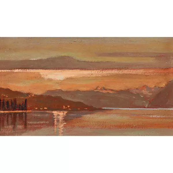 "Lever de soleil à Lavaux"