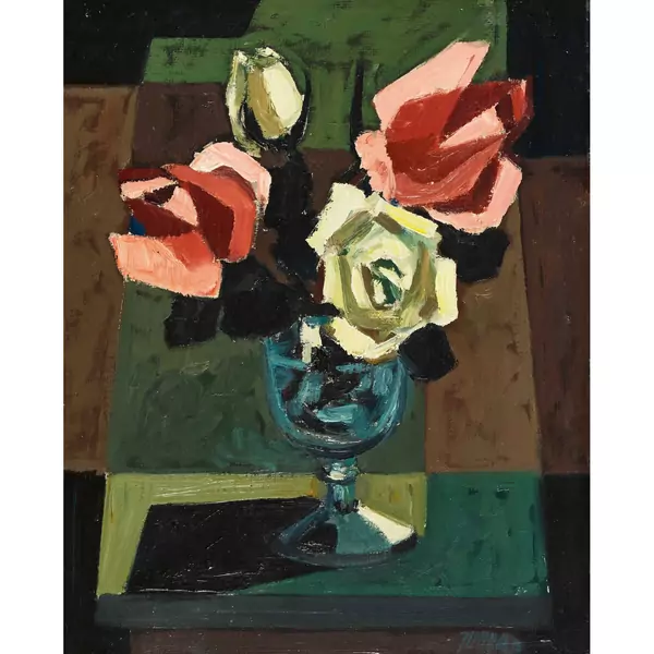 "Roses dans un verre"