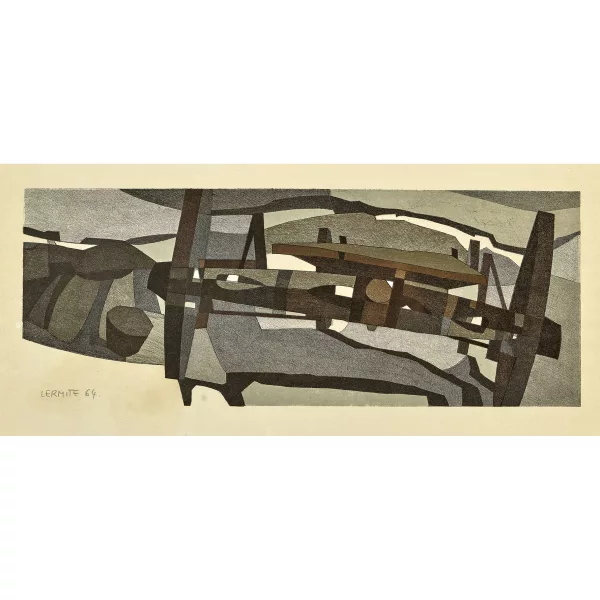 Jean Pierre LERMITE — "Vieux char à fumier et engrais chimiques".
