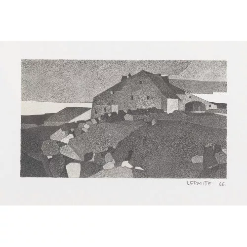 Jean Pierre LERMITE — "L′ancien collège / Mont-de-Travers".