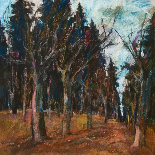 Jean Pierre LERMITE — Herbstliche Waldpartie.