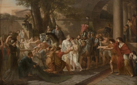 Les funérailles de Philopoemen, 1786-1788