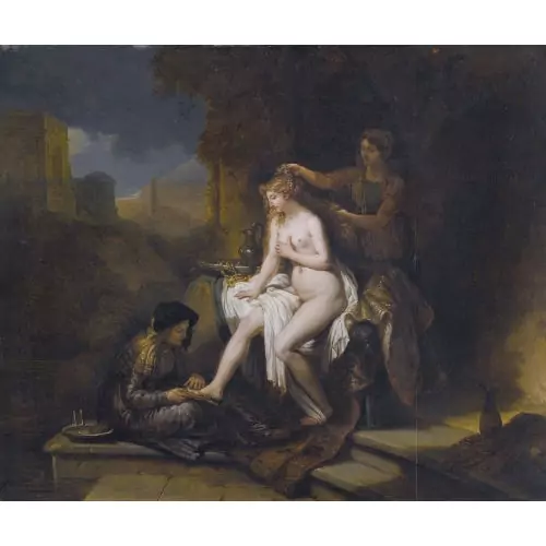 "Jeune femme sortant de bain"