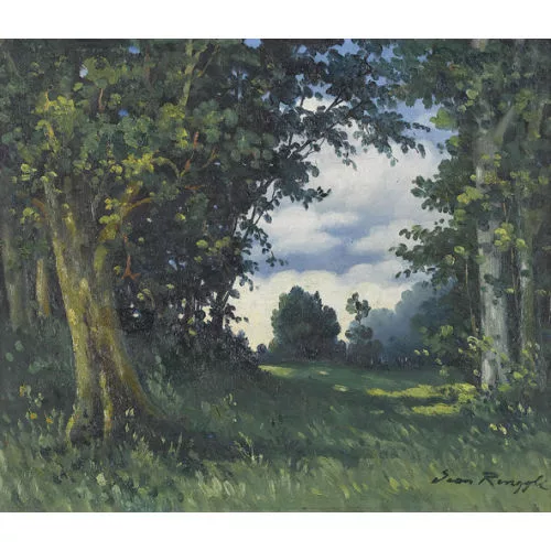Jean Renggli — Sonnige Waldlichtung.