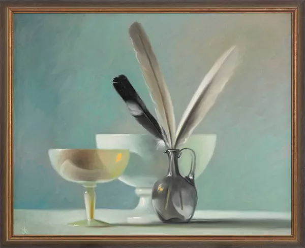 Nature morte aux plumes