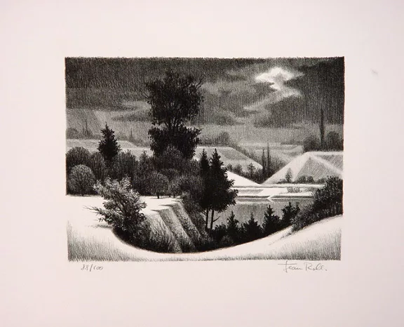 Jean Roll — Mappe. Lithographies originales.