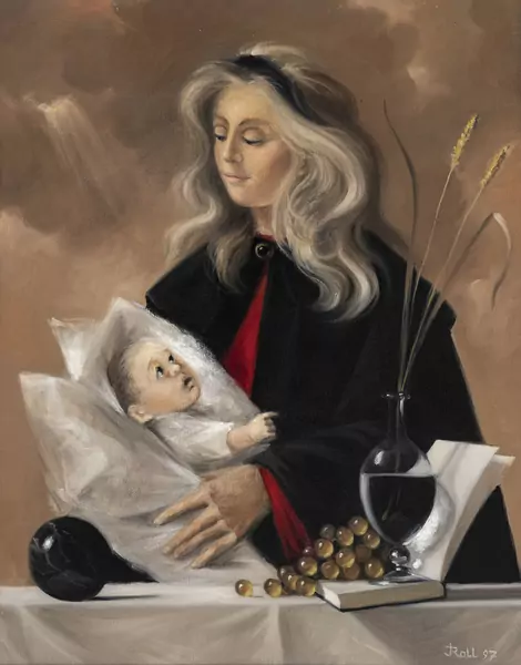 Composition à la femme et l'enfant