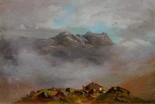 GUIGNARD, JEAN─SAMSON — Anzeindaz, Les Diablerets. 1877. — Koller Auktionen