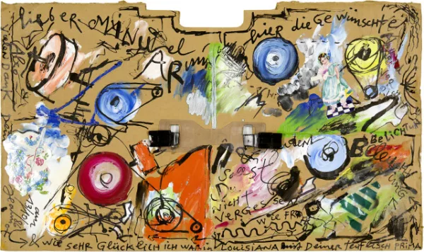 Jean Tinguely — Lieber Manuel, hier die gewünschte Abblendvorrichtung...
