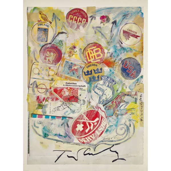 Jean Tinguely — "Eishockey A-Weltmeisterschaft".