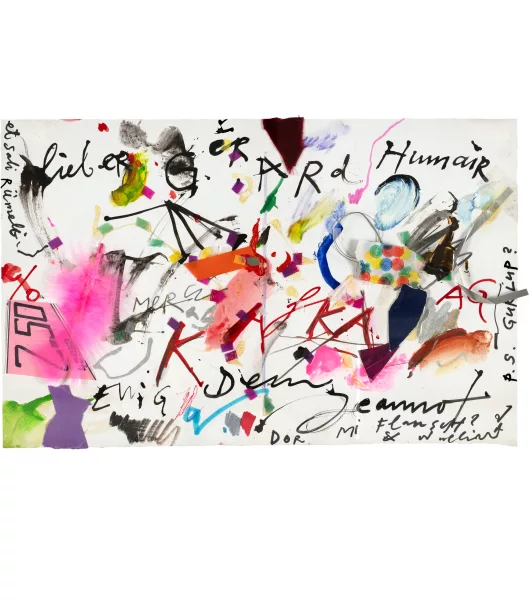 Jean Tinguely — Lieber Gerard… (Brief)