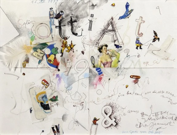 Jean Tinguely — Brief an Otto (Abt), 1979